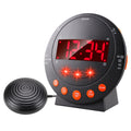 Powerful Vibrating Digital Alarm Clock for Hearing-Impaired, Deaf, Seniors & Deep Sleepers