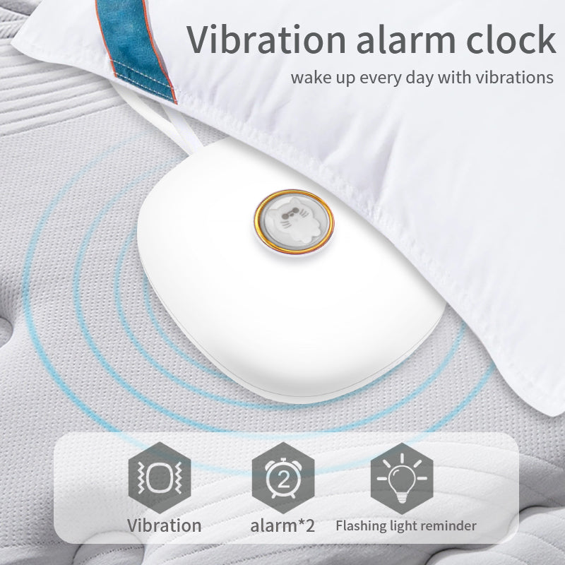Vibrating Dual-Alarm Bed Shaker Clock – Super Loud & Adjustable Vibration TS-BC670