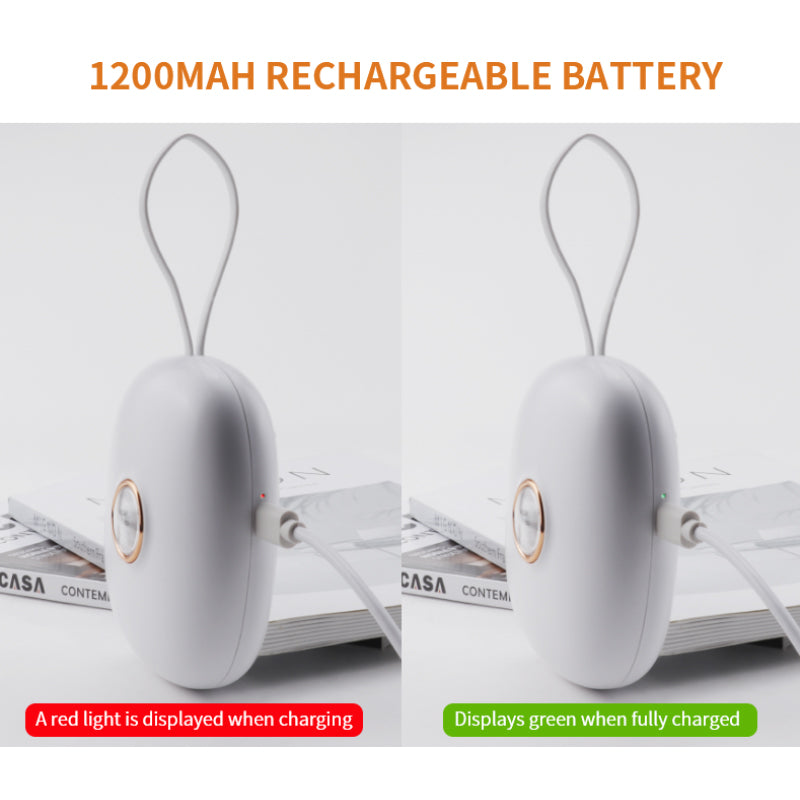 Powerful Vibrating Alarm Clock – Portable LED Digital Clock for Deep Sleepers, Hearing-Impaired Users & Students