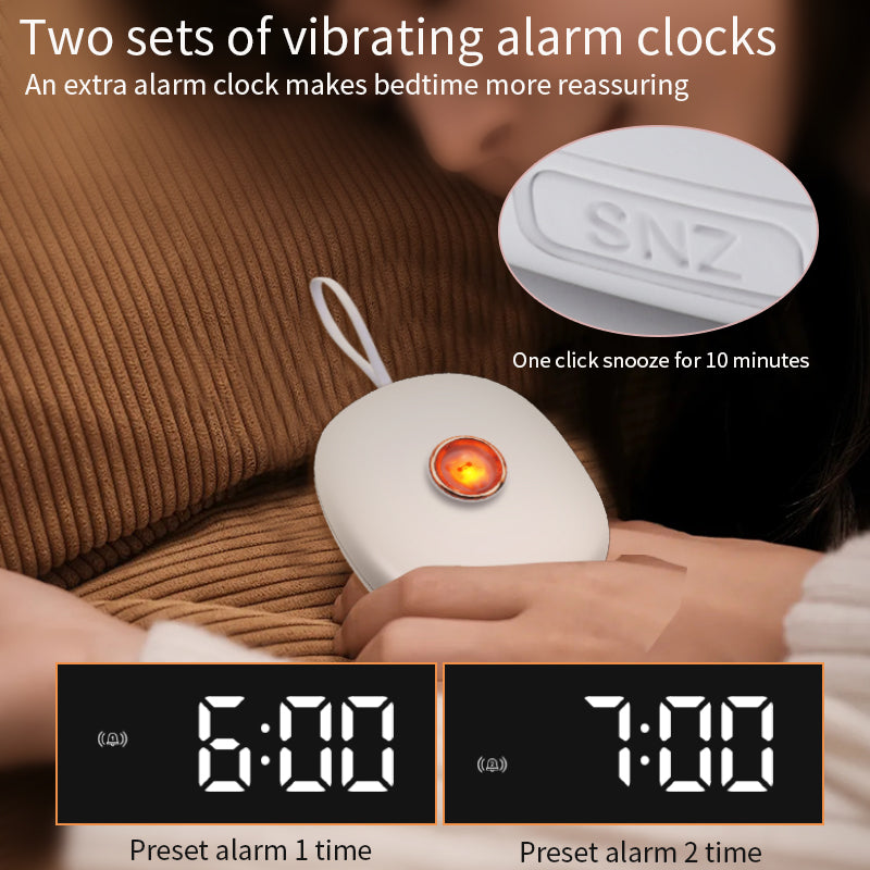 Vibrating Dual-Alarm Bed Shaker Clock – Super Loud & Adjustable Vibration TS-BC670