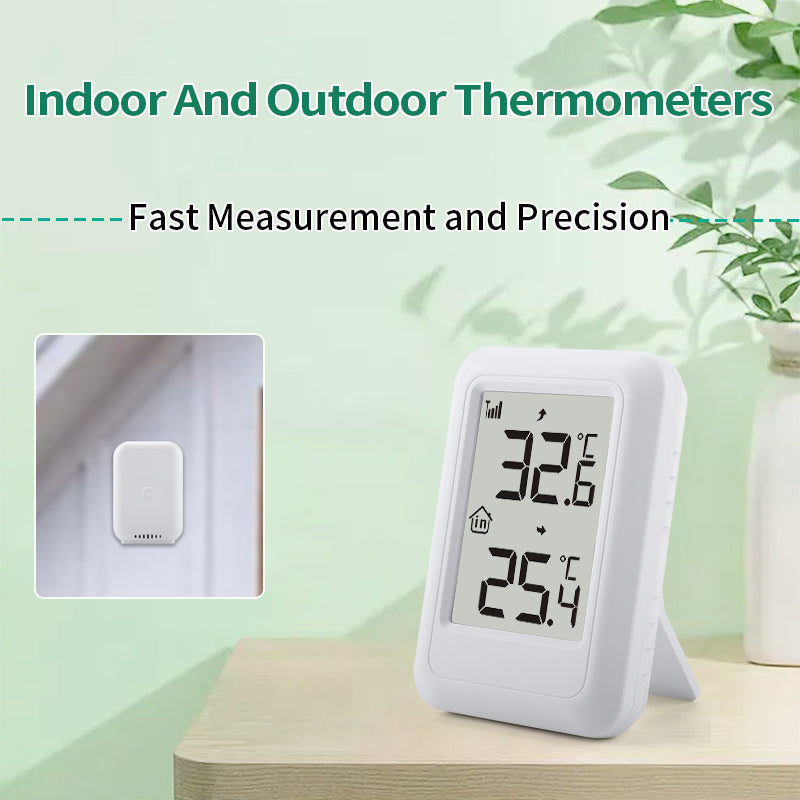 New Wireless Indoor/Outdoor Thermometer & Hygrometer – High-Precision 1-to-1 Sensor System with Data Recording