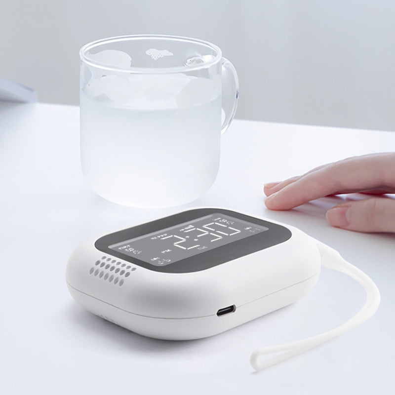 Vibrating Alarm Clock for Heavy Sleepers with Dual Alarms & Adjustable Bed Shaker