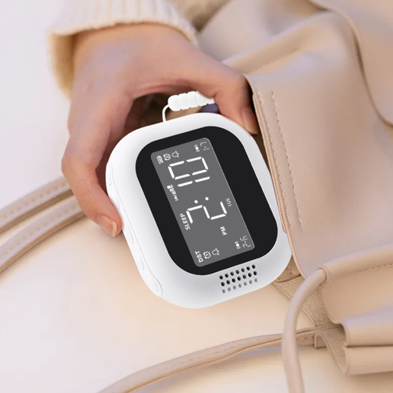 Vibrating Alarm Clock for Heavy Sleepers with Dual Alarms & Adjustable Bed Shaker