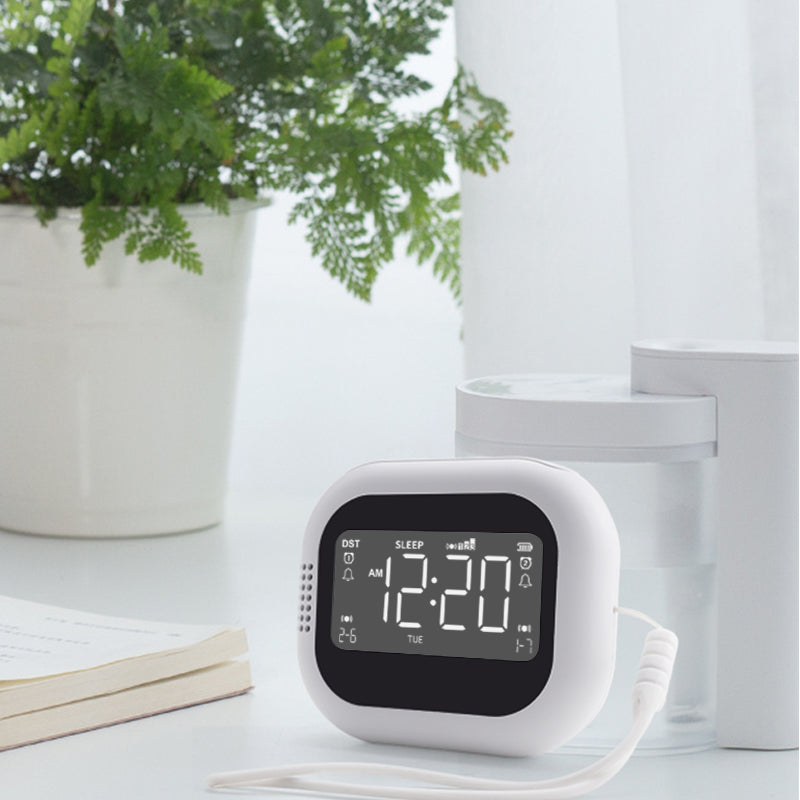 Vibrating Alarm Clock for Heavy Sleepers with Dual Alarms & Adjustable Bed Shaker