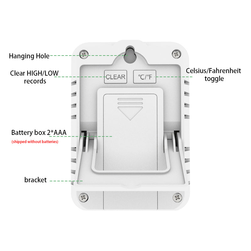 New High-Precision Indoor Temperature & Humidity Monitor with Data Recording – Digital Thermometer Hygrometer Sensor