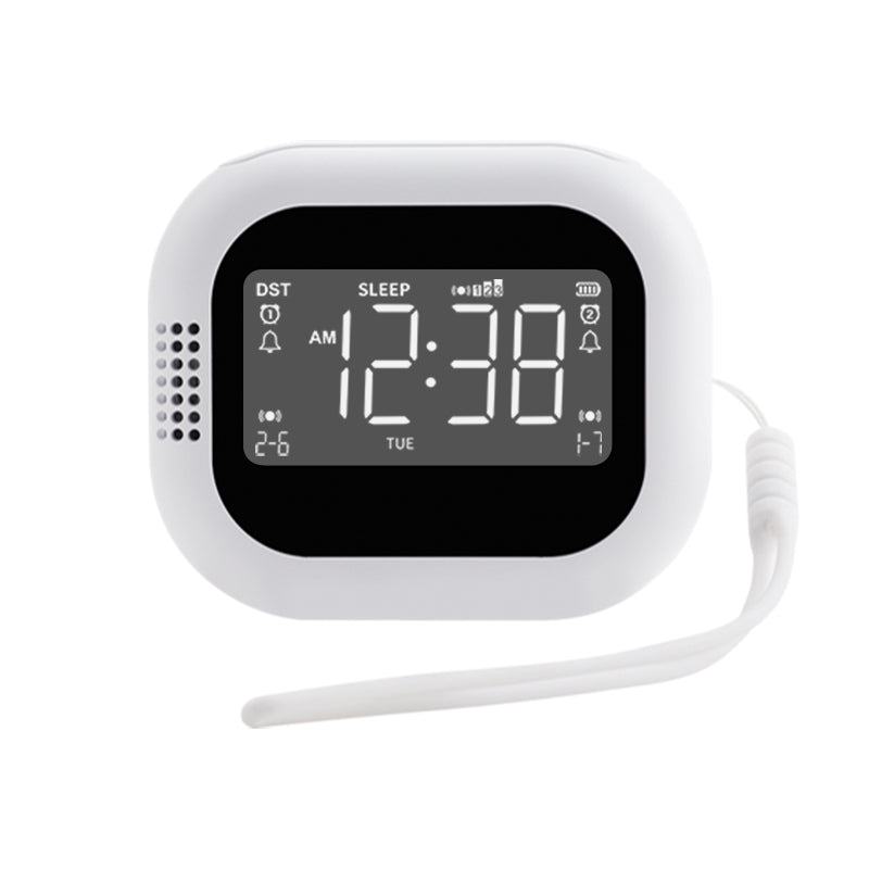 Vibrating Alarm Clock for Heavy Sleepers with Dual Alarms & Adjustable Bed Shaker